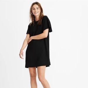 NWOT Madewell Crepe Flutter Sleeve Mini Dress
